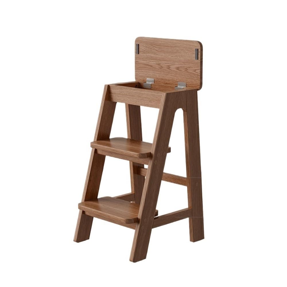 step ladder Wooden Ladder High Stool Bar Home Climbing Storage Available Shelf Wide Steps Multifunctional for warehouse