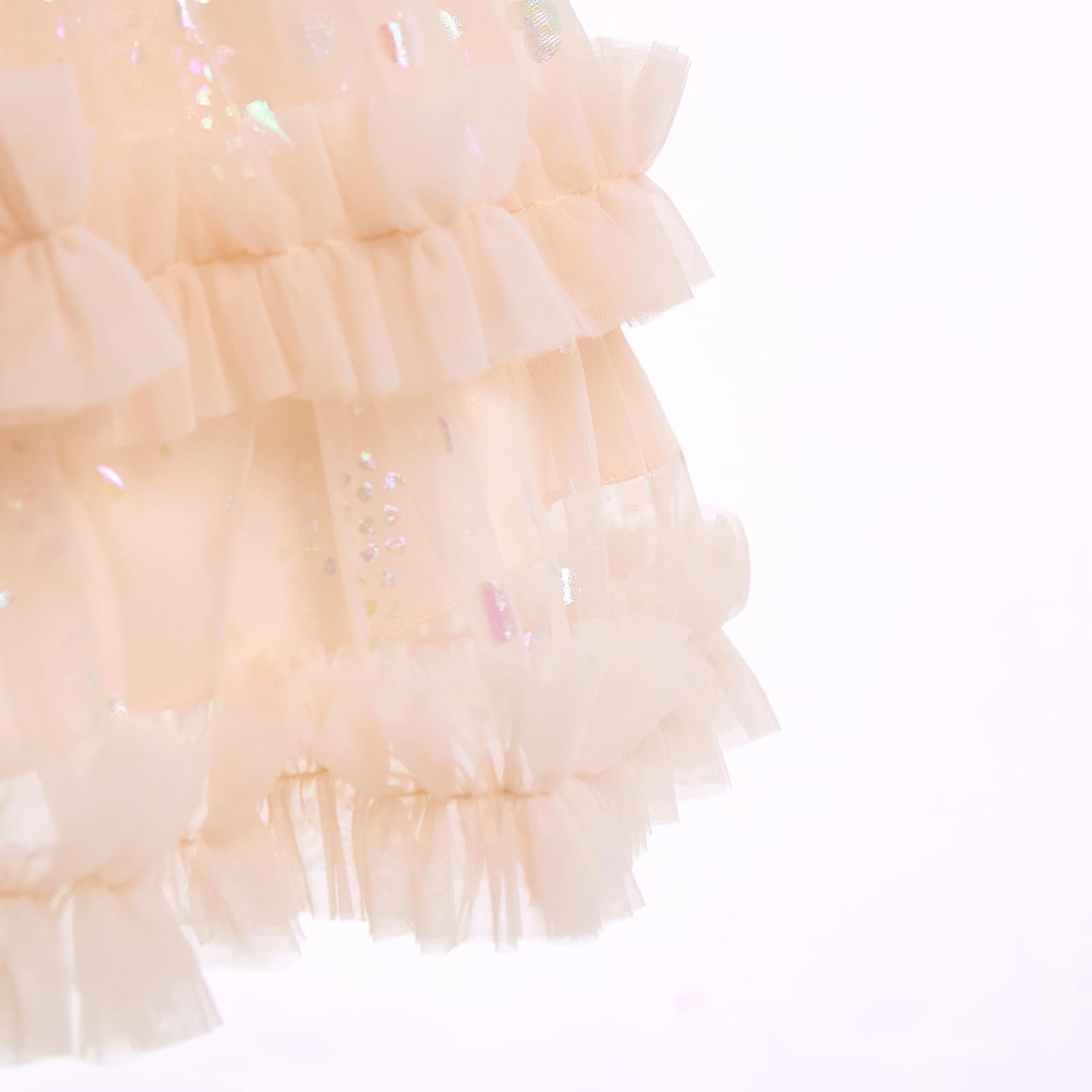 Flutter Sleeve Baby Flower Girl Formal Dress Toddler Bithday Outfits Little Princess Pageant Tea Party Prom Ball Gown