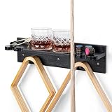 XCSOURCE Bamboo Cue+Drink Rack