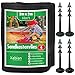 Produktbild Xabian Sandkastenvlies 2x2m schwarz 80g/m² inklusive 4 Erdanker I Unkrautvlies für Sandkasten als Untergrund I Ideal als Sandkastenfolie und Unterlage gegen Unkraut & Vermischen mit dem Untergrund