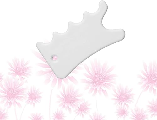 Miniatura 5 de CHUNCIN  Gua Sha Junta Raspar Herramienta de Masaje Cerámica Guasha Placas de Junta Facial Antienvejecimiento Antiarrugas para SPA Meditación