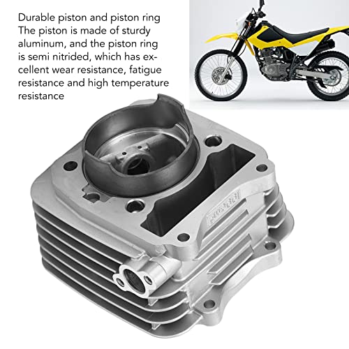 Anéis de pistão de cilindro, kit de junta superior de liga de alumínio para Suzuki DR200 DR200SE