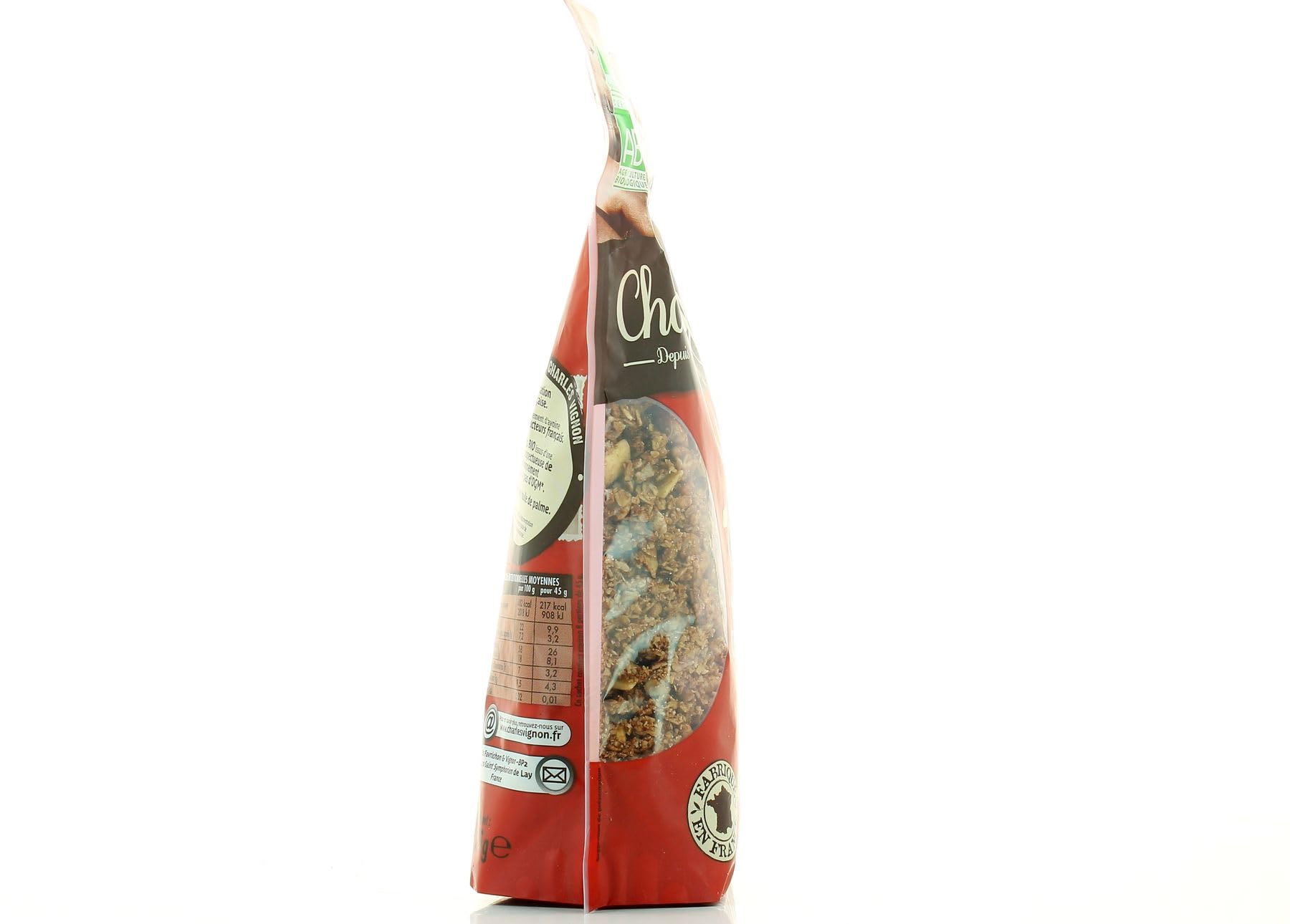 Charles Vignon – Cereales orgánicos de Charles Vignon, crujientes, 3 chocolates, 375 g, 375 g, 3 unidades, se vende en set