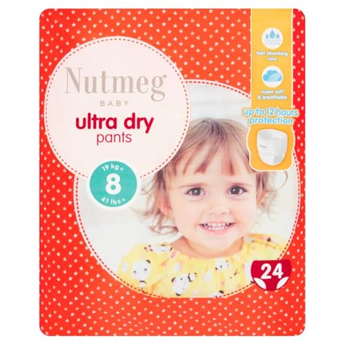 Nutmeg Ultra Dry Pants Size 8 Pack of 24