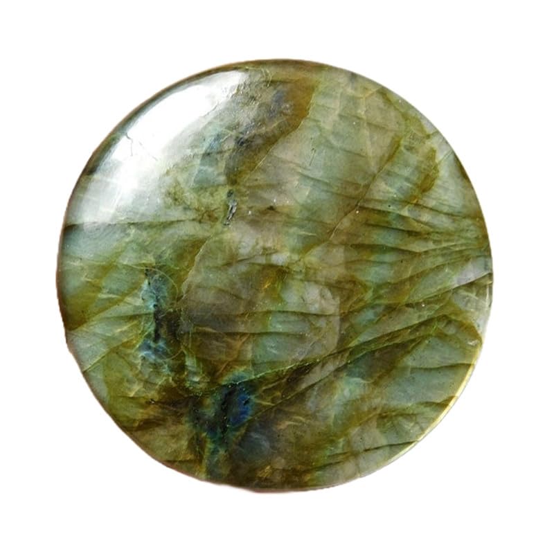 Labradorite naturelle ronde 52 mm pour créer vos colliers et pendentifs faits main