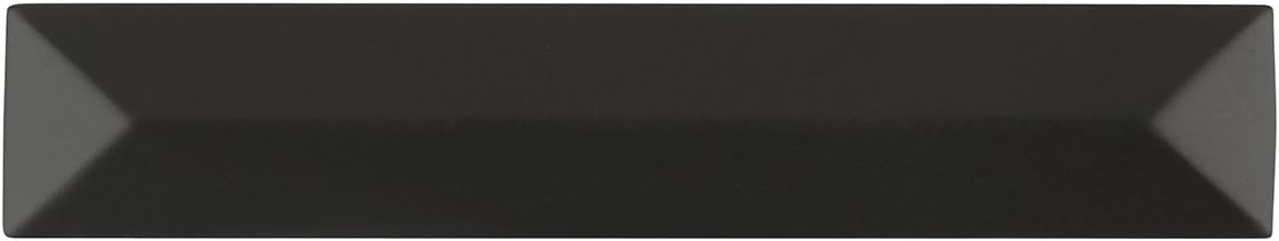 Hickory Hardware 1 Pack Solid Core Kitchen Cabinet Pulls, Luxury Cabinet Handles, Hardware for Doors & Dresser Drawers, 3 Inch & 3-3/4 Inch (96mm) Hole Center, Oil-Rubbed Bronze, Bungalow Collection