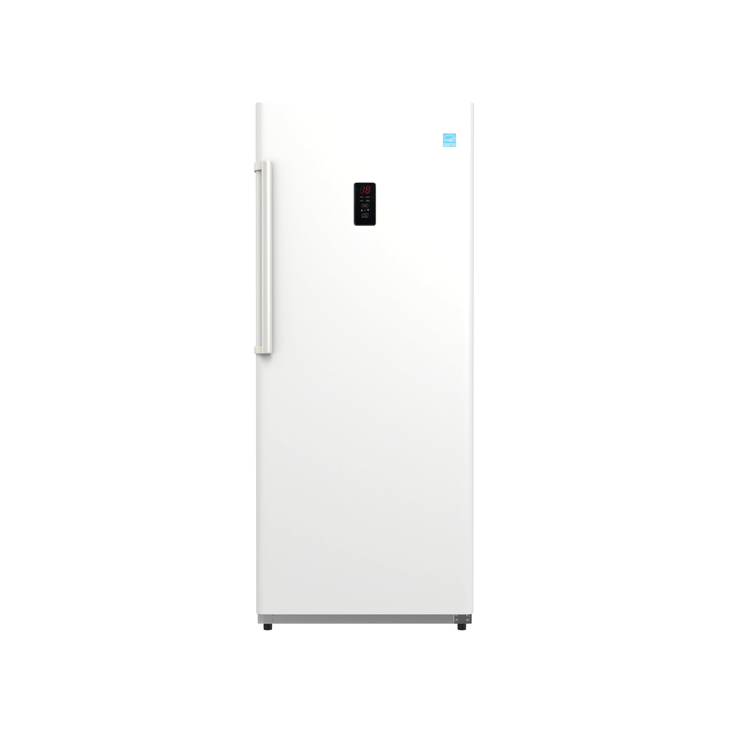Conserv 17cf Upright Freezer CONVERTIBLE REF Garage Ready 28in wide 110V (White)