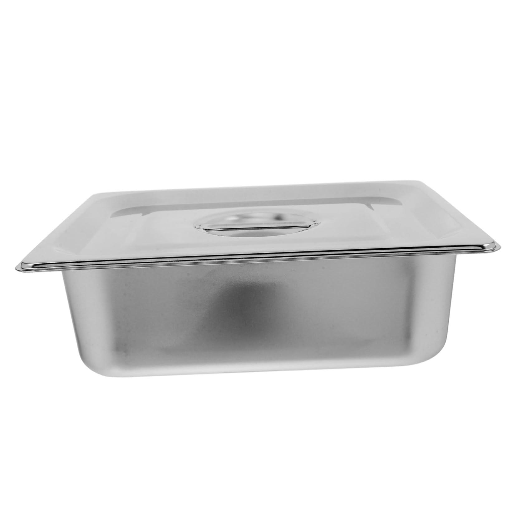 Bac Inox Rectangulaire avec Couvercle Hermétique Pan Acier Empilable pour Buffet et Cuisson Vapeur Restauration et Traiteur Lot