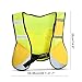 Gavigain 2 Colors Reflective Multi Functional Night Sports Vest, Mountaineering Jacket Suitable for Cycling and Running and Other Outdoor Night Sports (Yellow)
