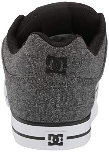 DC Shoes DC mens Pure Skate Shoe, Charcoal Heather, 8.5 US