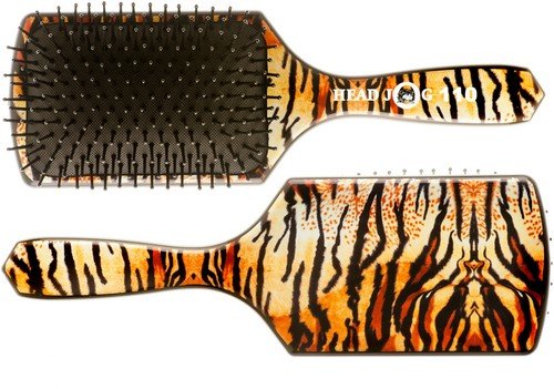 Head Jog 110 Paddle Tiger Print Brush