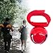 Pegciuho Noise Maker Dog Bell with for Hiking Travel Mountaineering, Red