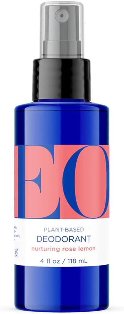 Deodorant Spray Natural Rose And Lemon, 4 Fl Oz
