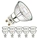 Produktbild EACLL GU10 LED Warmweiss 5W Leuchtmittel 2700K 450 Lumen Glühbirnen perfekter Ersetzen 50W Halogen Lampen. Lichtwinkel 120 Grad Warmweiß Licht Tageslichtweiß Birnen, 10 Pack