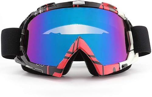 SPOSUNE Gafas de motocross ATV UV400 para hombres, mujeres y jóvenes, gafas de motocross, resistentes al viento y al polvo