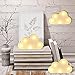 clothmile 3 Pcs LED Cloud Night Light Can Be Hung On The Wall Kids Room Room Light, Suitable for Birthday Party Holiday Decoration Baby Room Nursery Decoration (Cloud)