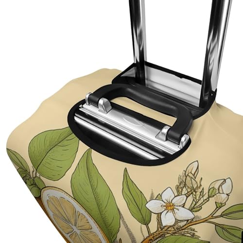 Lemon And Vanilla Luggage Cover for Suitcase Tsa Approved Stylish Suitcase Covers Washable Stretch Suitcase Protector Anti-Scratch Travel Baggage Covers for 19-32 Inch Luggage4