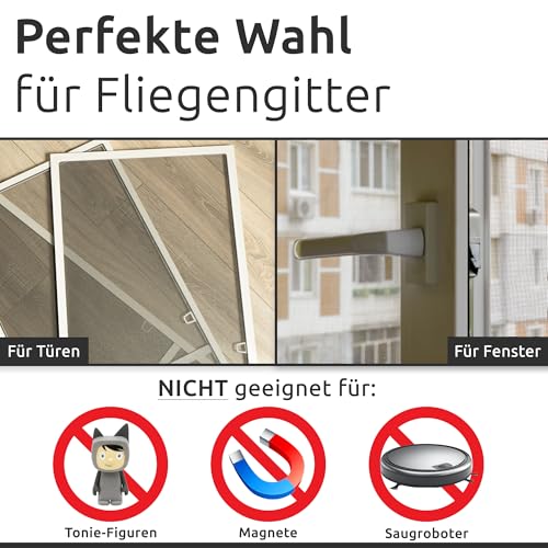 ECENCE Magnetband selbstklebend A+ B für Fliegengitter und Moskitonetze (3m+3m) Magnetstreifen mit gegenseitiger Anziehung Magnetband mit Gegenstück