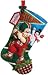 Bucilla 18-Inch Christmas Stocking Felt Applique Kit, 86199 Football Santa