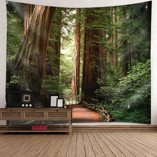 Tapiz de pared de bosque para decorar el salón o dar un toque acogedor a tu dormitorio