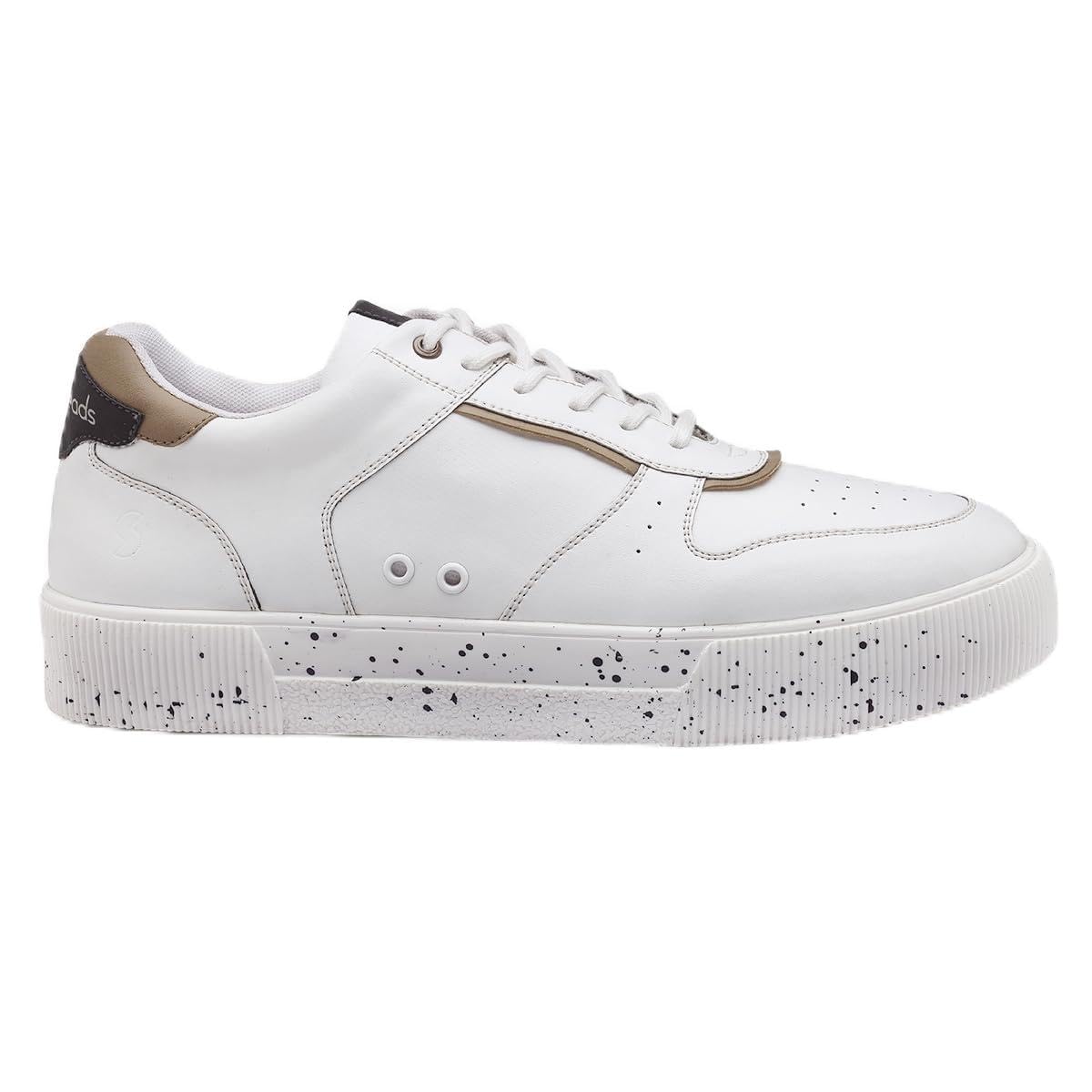 SOLETHREADS Speckle | Casual Sneaker Lightweight Cushioned Lace-up Shoes for Men | White | 6UK (B0C62T78LC) Amazon Price History, Amazon Price Tracker