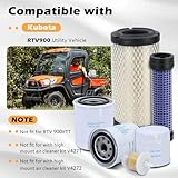 77700-01819 Maintenance Service Filter Kit Compatible with Kubota RTV900 Utility Vehicle Replaces# HH150-32430 12581-43012 HHK72-14080 HHK70-14070 1G659-11222 - Image 3