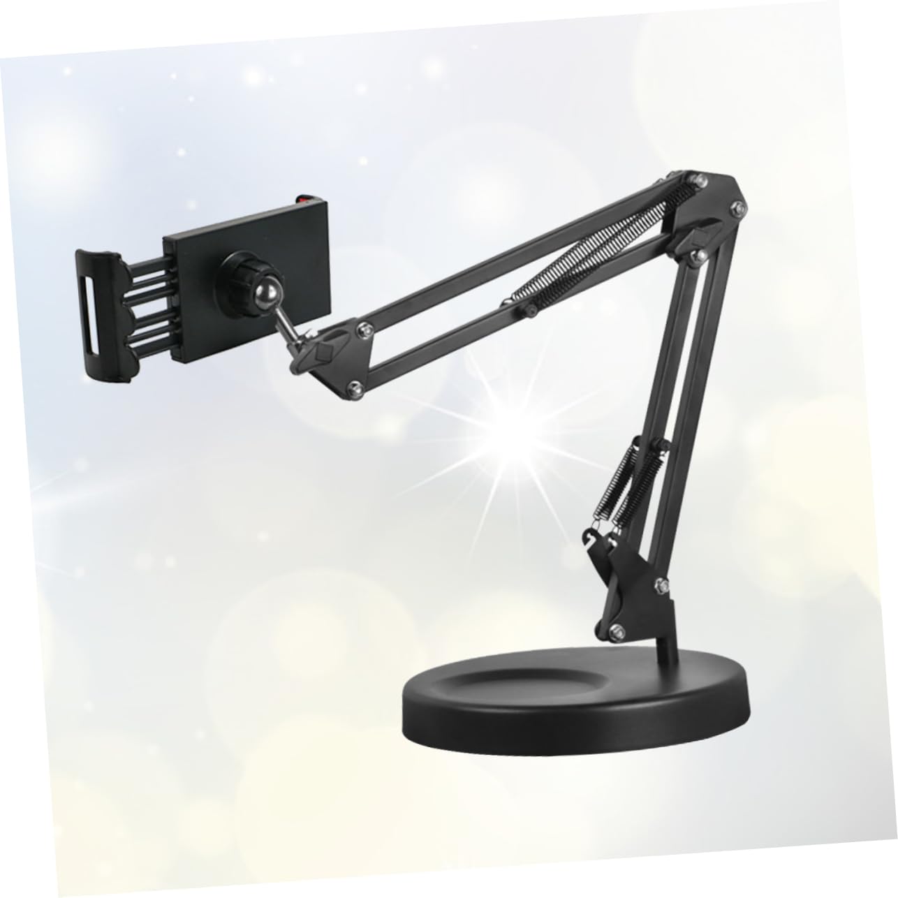 Mikinona Support de Téléphone Portable Bras Suspendu pour Support pour Smartphone Clip Noir
