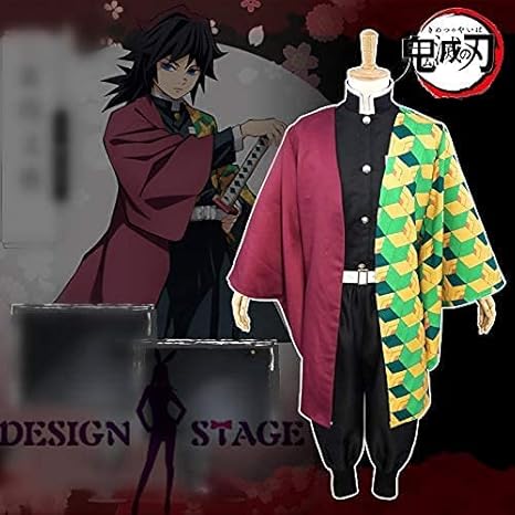 Amazon 梦漫cosplayコスプレ衣装 鬼滅の刃 冨岡 義勇竈門禰豆子 竈門 炭治郎 我妻善逸 冨岡義勇 変装 仮装 豪華 華麗 高品質 女 M コスプレ 仮装 通販
