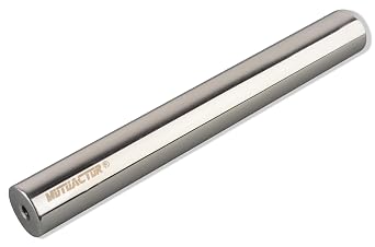 MUTUACTOR Powerful Magnetic Filter Cylinder Bar,12000GS Neodymium Magnetic Filter Rod with M6 Screw Holes,7.87x0.98 High-Performance Food Industry Grade Stainless Steel Magnetic Rod Separator