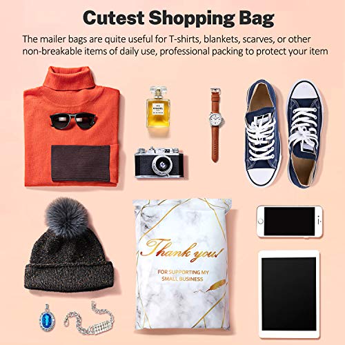 image for hatisan 100 Pack Poly Mailers 10x13, Cute Packaging Envelope Mailers P