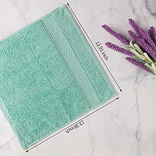 Chiicol Washcloths For Body And Face - Absorbent Bath Towels Bulk Set, 100% Cotton Hotel Towels For Bathroom In Bulk. Durable,Soft Bath Rags, Wash Rag (Multicolor, Pack Of 12) #TOP2