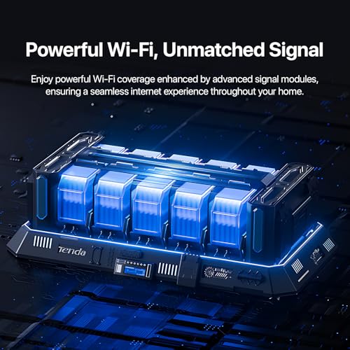 Tenda AC1200 Gigabit WiFi Router - Dual Band High Speed Wireless Internet Router, 3xWAN/LAN Gigabit Ports, 4x6dBi Antennas, MU-MIMO, Beamforming, IPv6, Guest WiFi, AP Mode(AC8) - Image 6