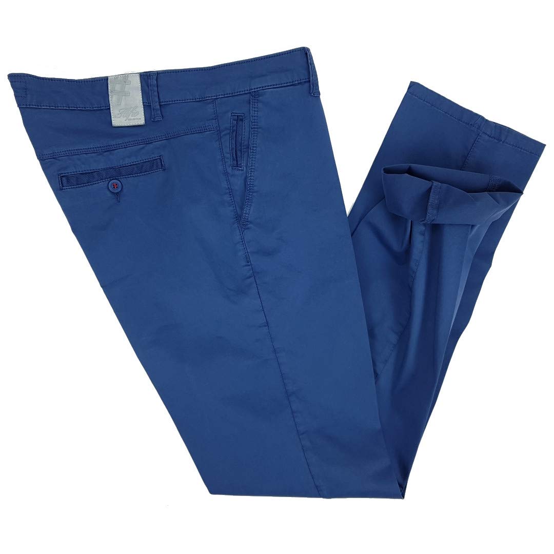 Pantalones de hombre de verano de algodón ligero chino Slim Fit elásticos 48 52 54 58 60 50 56