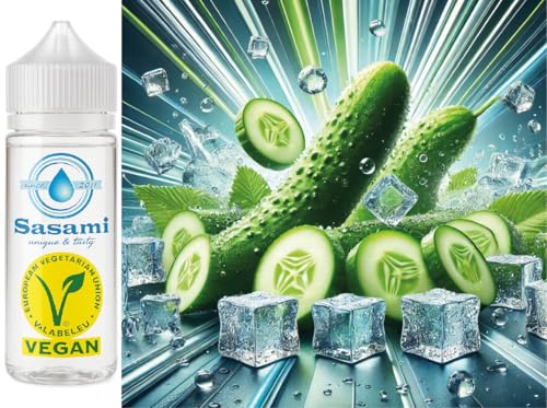 Concombre Ice arôme concentré vegan Sasami saveur glacée flacon 100 ml
