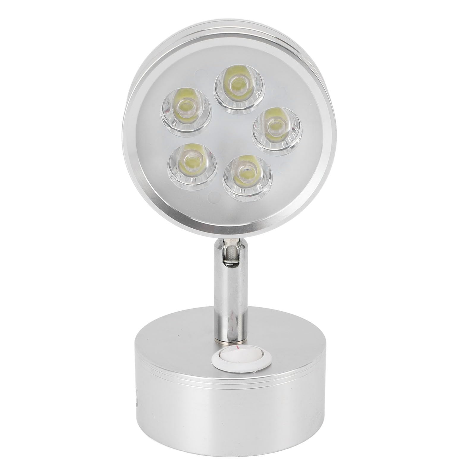 ASHATA Picture Lights for Wall, Painting Frame Lights, 5W LED Beads, Adjustable 90° Downward, Manual Switch Control, Electroplated Aluminum, for Painting Frame Cabinets