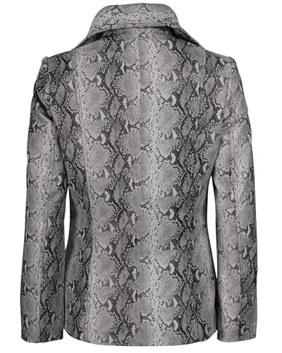 Image of Blingsoul Womens Real Leather Jacket - Asymmetrical Leather Jackets for Women