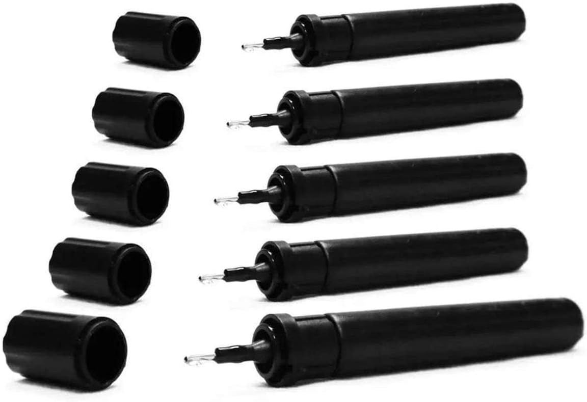 LED UV Liquid Plastic Welder Refill Cartridges, Cures Quickly, Adhesive Repair for Home, Garage, Outdoors, etc. - 5 Refill Tubes