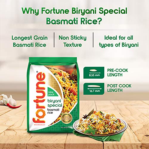 Fortune Special Biryani Basmati Rice, 1kg Gourmetian