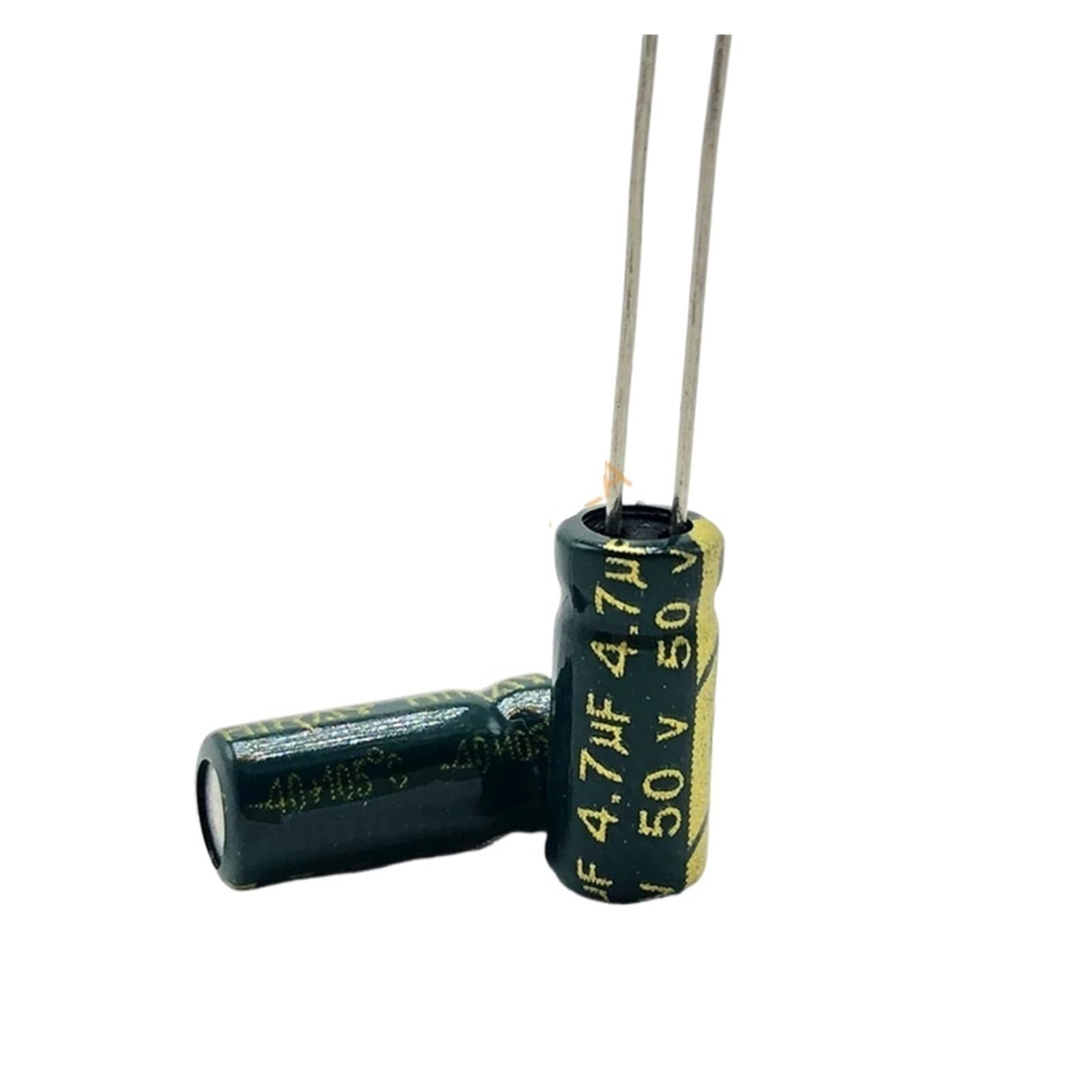 Condensateur basse impédance 50V 4.7uF filtrage haute fréquence stable aluminium 5x11mm