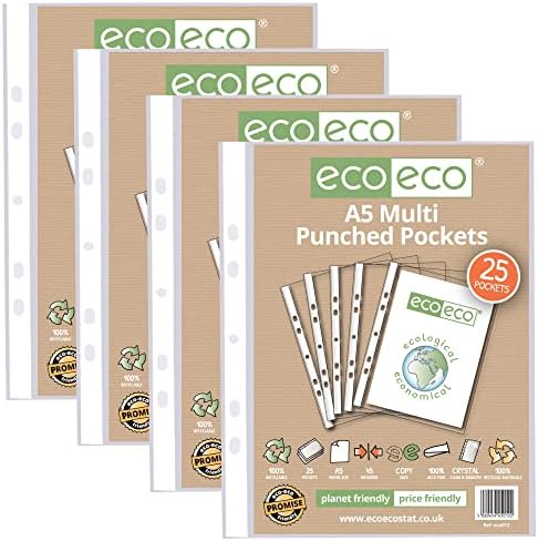 Affordable A4 Clear Plastic Punched Pockets / Sleeves 200 Pcs 11 Hole A4 File Bag-in File Folder