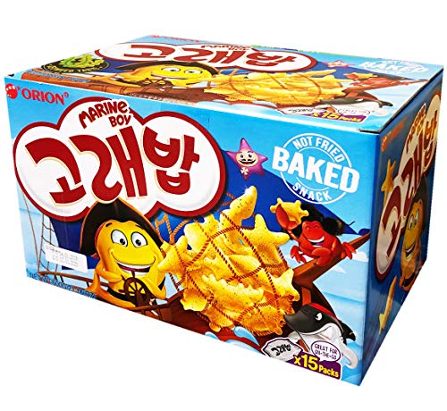 Orion Baked Marine Boy Sea Creatures Shaped Sharing Box 고래밥, 상어밥 1 Pack (Seaweed Gift Box) - image 1