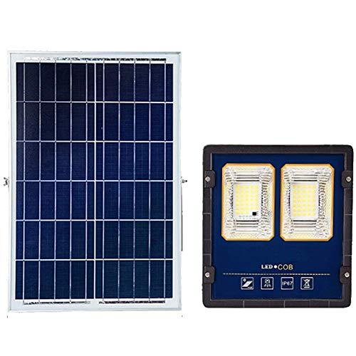 Preisvergleich Produktbild CHUTD Solarbetriebene Flutlichter Solarflutlichter Außenfernsteuerung mit großer Reichweite 100W / 200W / 300W Sonnenkollektoren wasserdichte superhelle solarbetriebene Flutlichter für Garten, Gar