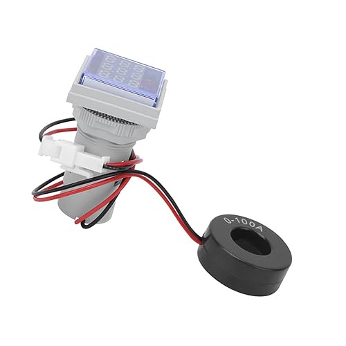 Miniatura 4 de Medidor de frecuencia de corriente de voltaje de CA digital Pantalla de 3 dígitos Panel cuadrado de rango 60-500V