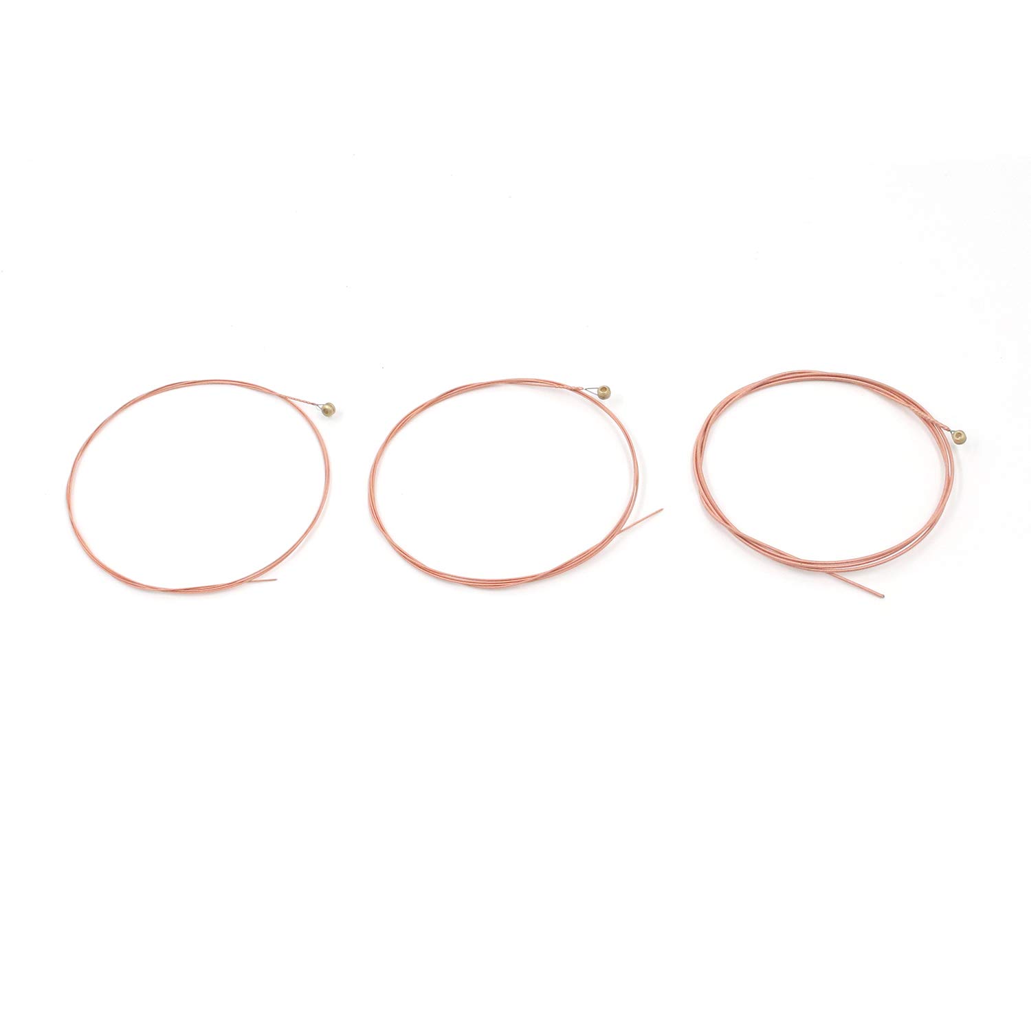 Geesatis 2 Set of 6 Acoustic Guitar Strings Replacement Steel String, E-1st, B-2nd, G-3rd, D-4th, A-5th, E-6th, Rose Red and Silver, Clear and Beautiful Tone - Image 2