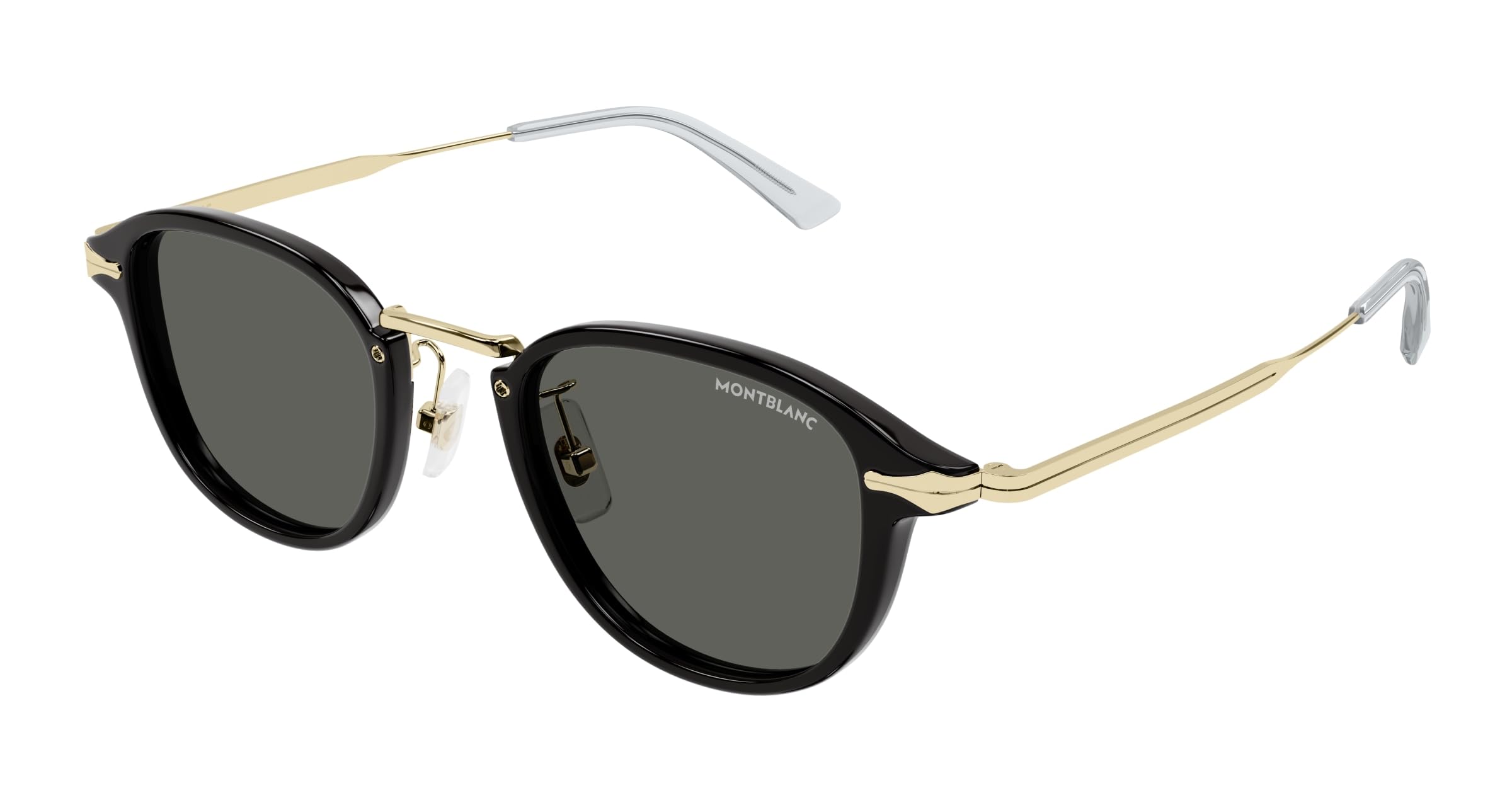 Montblanc MB0336S Sunglass Man Injection Okulary, Męskie, Wielobarwne, Jeden Rozmiar