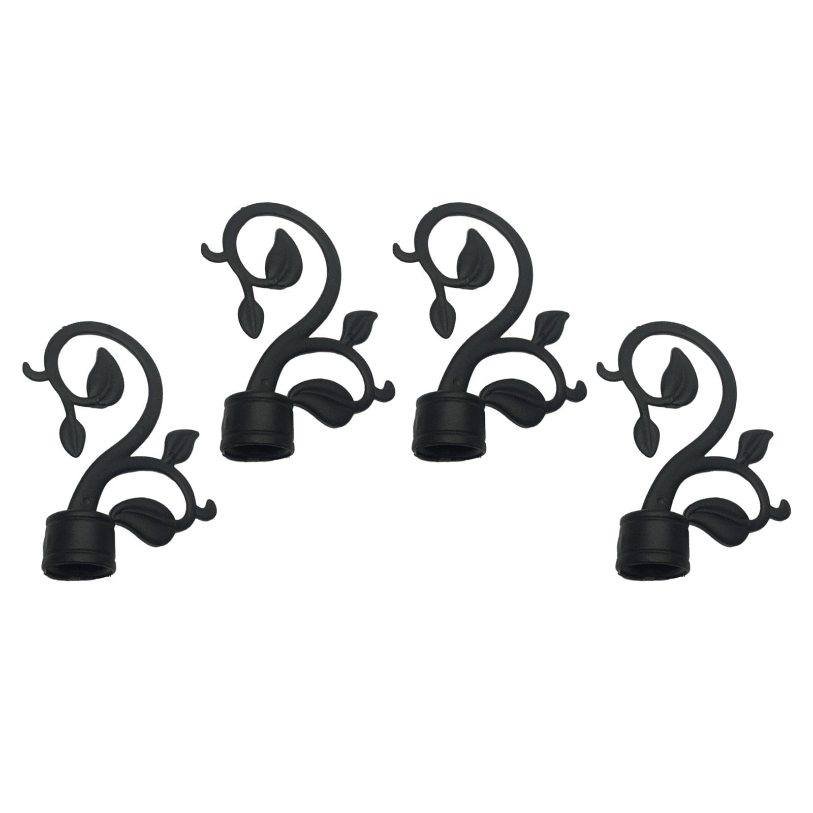 4Pcs Curtain Rod End Caps Durable Curtain Finials for Living Room Home Decor Style D|Home & Garden | Window Treatments & Hardware | Curtain Rods & Finials| Curtain Rods & Finials-image-13