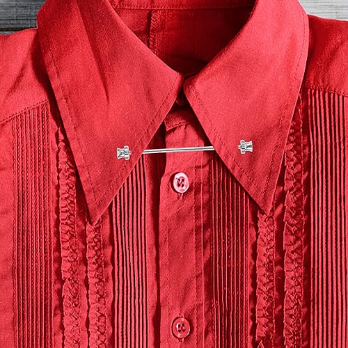 SHERCHPRY 4 peças de colarinho francês masculino pin camisa colarinho pin tie tacks para homens cola