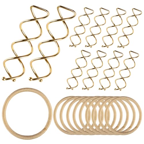 Teenitor 20Pcs Spiral Bobby Pins, Spiral Hair Pins Spin Pins