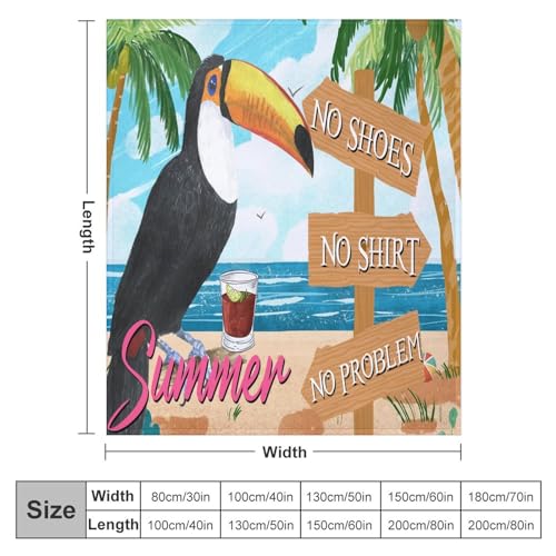 Couverture polaire Tiki idéale pour vos soirées jacuzzi et bar d été