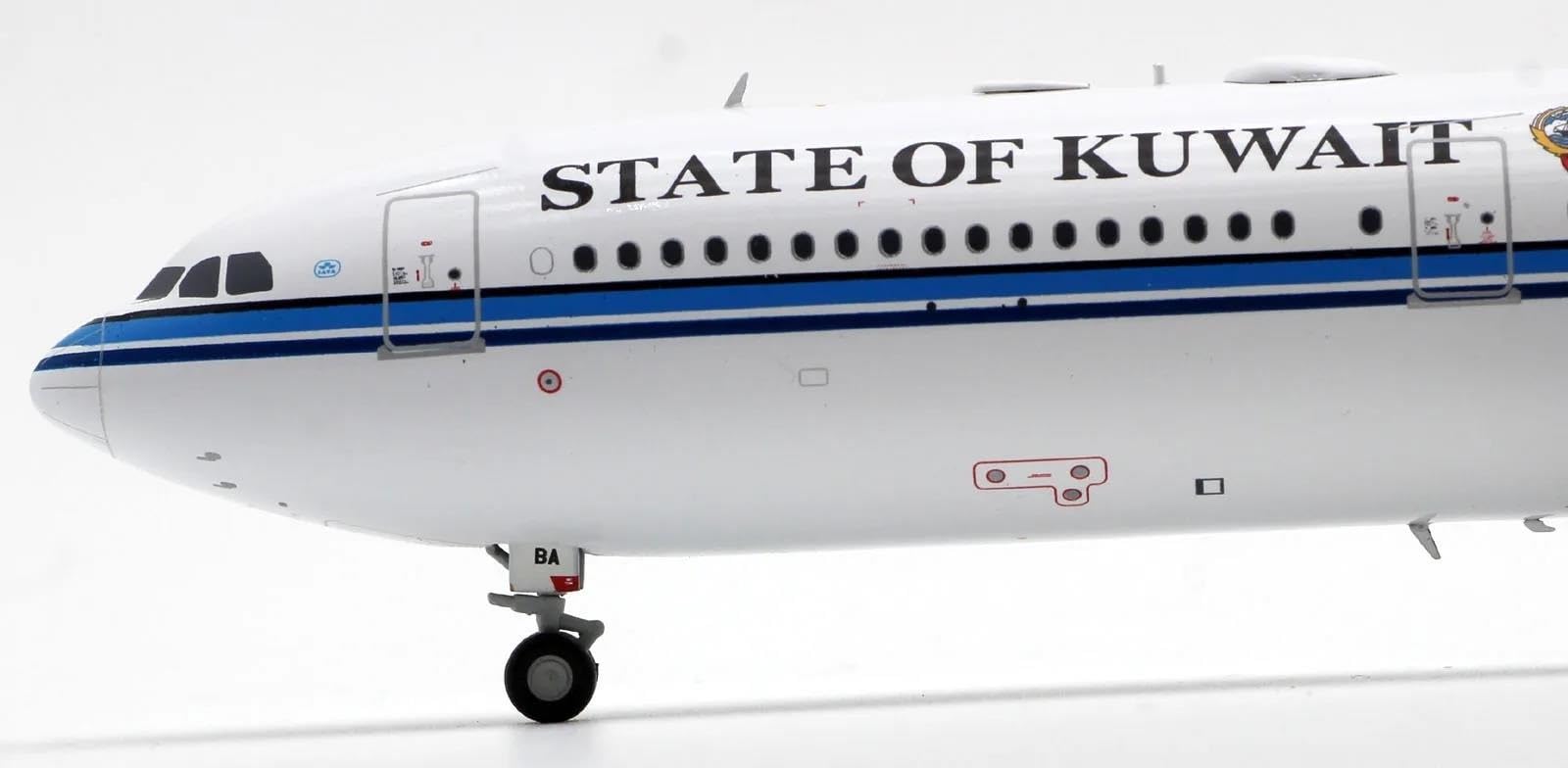 Model samolotu metalowy Model samolotu 1:200 dla rządu kuwejtu A340-500 odlewany model samolotu samolot odrzutowy zestaw modeli do składania linii lotniczych skala Model samolotu